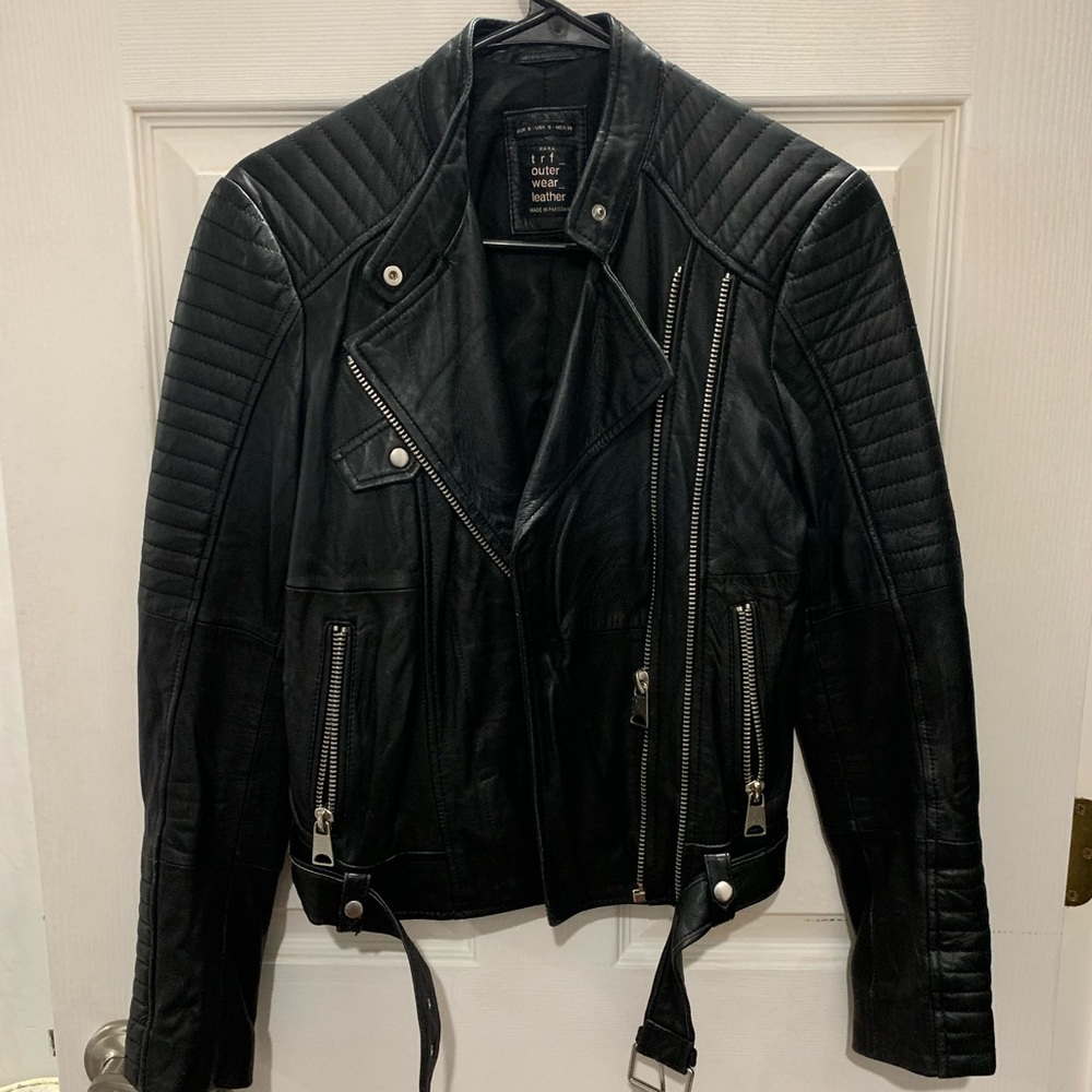 Zara Authentic Leather Jacket - image 1